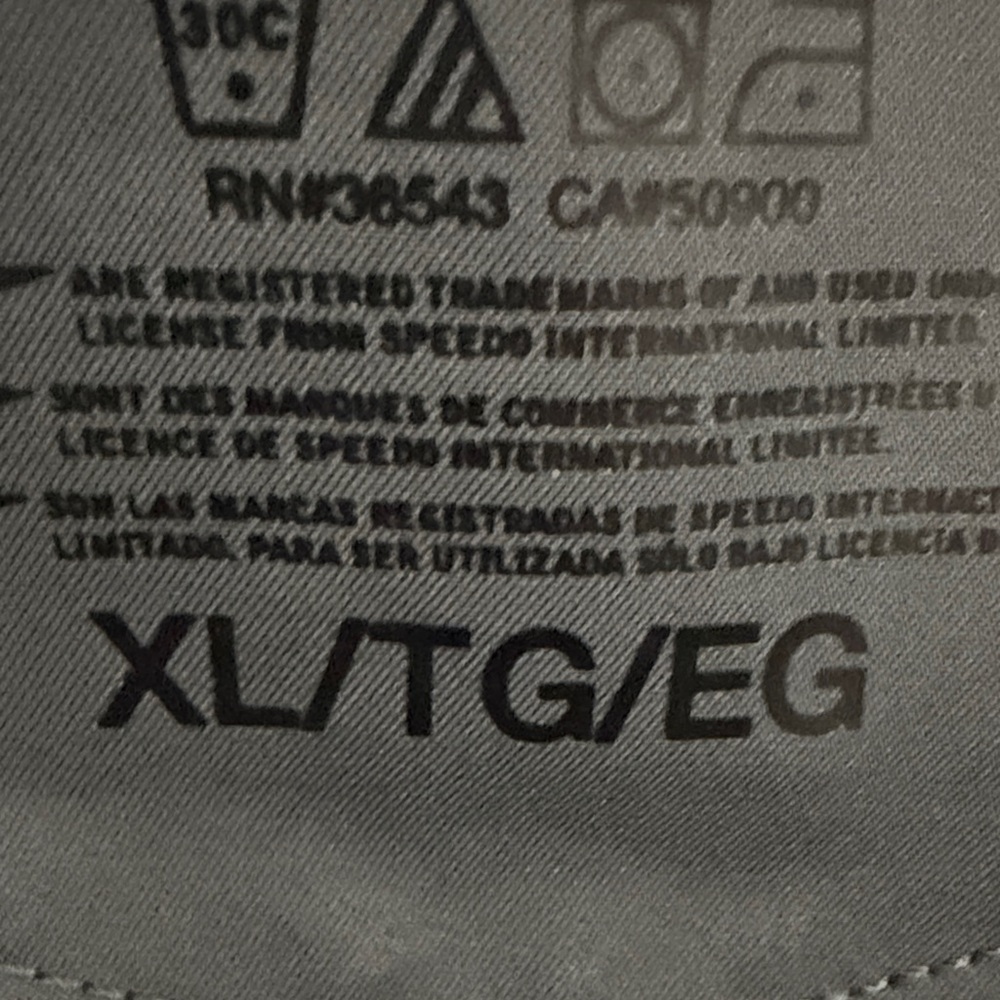 NWOT! Speedo UPF 50+ XL Swim Shirt Hybrid UV Protection Gray Paddle $60 - Picture 8 of 16